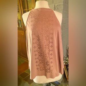 Maurice’s Blush Faux Suede Halter-XL